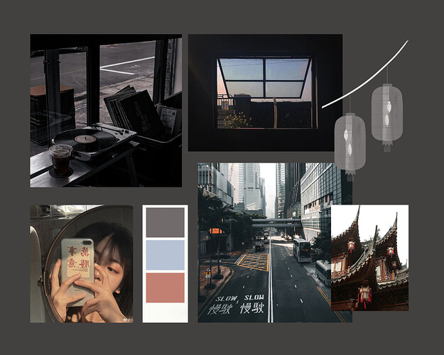 Brown Soft and Dainty Fashion Moodboard Photo Collage