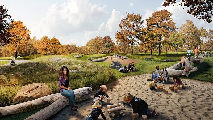5 things to know about Forest Park's new Nature Playscape