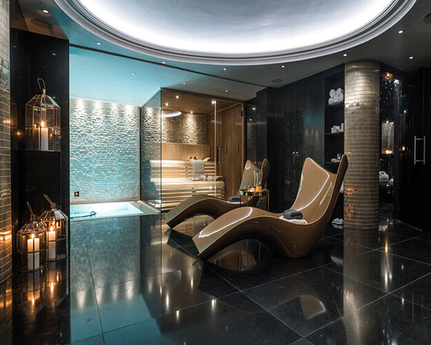 A Private, Home Luxury Spa Is The New Must-Have Luxe Amenity To Wash Over Grand Style Living