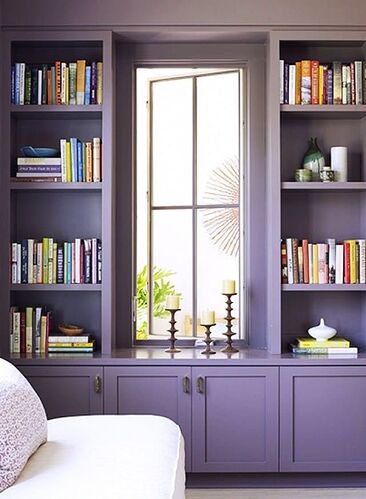 Bookcases in Every Color of the Rainbow _ Apartment Therapy