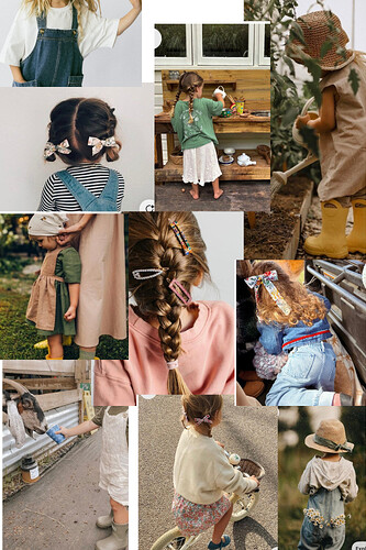 Collage de fotos dinamico con fotografia azul y blanco