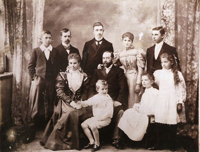 victorian family