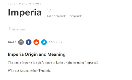 Imperia  Name Meaning, Popularity, and Similar Names   Nameberry