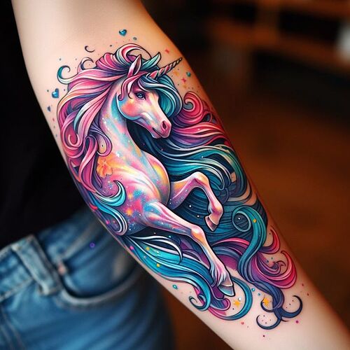 Magical Unicorn Tattoo Ideas