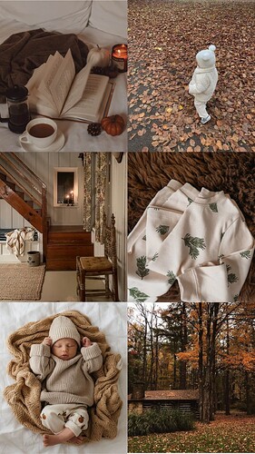 october + solstice moodboard